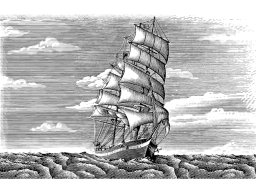 old sailing ship wider